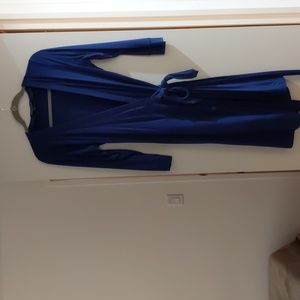 Blue Wrap dress